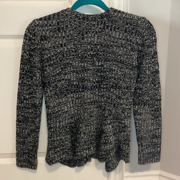 Christan Dior Black & White Wool Cardigan - Picture 4 of 13